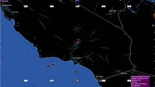 U2 Spy plane test flight near Edwards base #ADSBExchange #3D