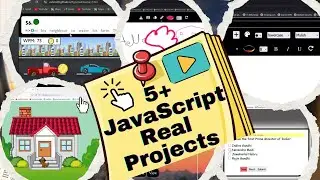 6 JavaScript Projects You MUST Build! |( HTML, CSS, JS, Nodejs&MongoDB)  Basic to Advance Projects