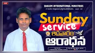 🔥#sundayservice | Ps.Francis, Rev. Shalom & Peter Elvin | Shalom Church, India | #sundayprayer