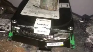 Crushing a 212MB hard drive!