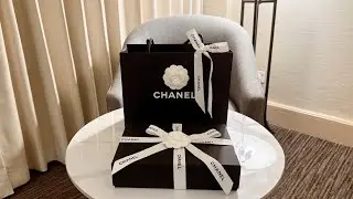 Unboxing Chanel Classic Wallet On Chain 🖤 #chanel 