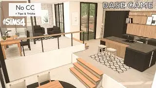 The Sims 4 Single Dad Base Game Home | No CC | Stop Motion Speedbuild