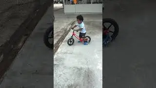 First Bike for Toddler - Strider Bike 🚴🏿&zwj;♀️ #bike #toddlers #shorts #boys #thrift @striderbikes