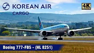 🛬 Korean Air Cargo Boeing 777-FB5 (HL8251) Landung in Wien (VIE/LOWW)
