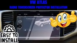 2018-2020 VW Atlas: Crystal Clear Radio Screen Shield Installation!