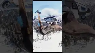Quetzalcoatlus Hunting  Helicopter in Jurassic World Evolution 2
