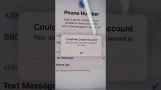 Fix Create Apple ID Problem - Not Create Account ( Your account cannot b e created at this time )