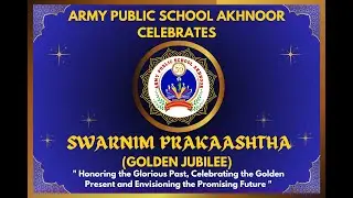 Army public School akhnoor celebtates Swarnim Prakaashtha Golden jubilee