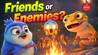 Enemies or Friends? | An Unexpected Friendship by the Fire | Kid cartoon