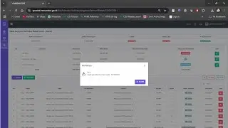 PERINGATAN ERROR KUNCI DATA PADA DANA EARMARK