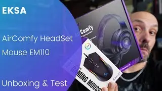 EKSA - AirComfy HeadSet / Mouse EM110 - Unboxing & Test