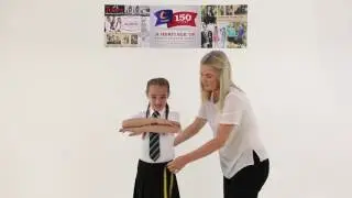 How to measure your child for a Girls School Blouse