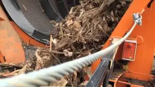 Doppstadt SM720 Trommel Screen - Screening Shredded Wood Waste
