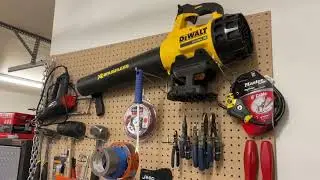 How to mount peg board