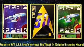 History of the 1966 Original Box Art and Packaging of AMT Star Trek U.S.S. Enterprise NCC-1701