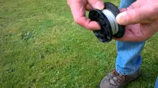 Winding Line onto a String Trimmer Spool