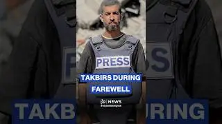 Takbirs echo at funeral of journalist Saleh Jafarawi who was killed by outlawed gangs