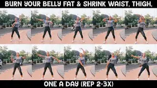 10 BURN YOUR BELLY FAT & SHRINK THIGH AEROBIC TABATA WORKOUT