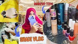 Shadi Vlog | GRWM for a wedding | Makeup tips