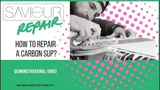 Infinity Blackfish | Epoxy Board Repair | SAVIOUR Kits | Carbon SUP | Big Ding
