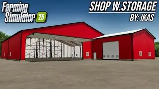 Mod Preview - Shops & Storages by Ikas (+Bonus Buildings) | Farming Simulator 25