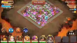 Castle Clash - Insane Dungeon 7-7 f2p