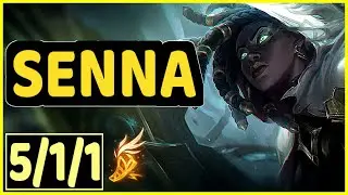 SENNA VS JHIN - 5/1/1 KDA ADC GAMEPLAY CHALLENGER I