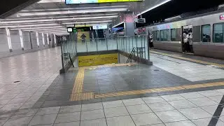 広島駅1番乗り場を発着する電車
