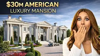 Inside This $30M American Luxury Mansion | Dream Home Tour