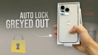 Why is My Auto Lock Greyed Out on iPhone (explained)