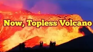 Lava Flooding At Highest Rate / Iceland Fagradalsfjall Volcano Eruption