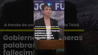 A trav&eacute;s de una conmovida Toh&aacute;: Gobierno da primeras palabras por fallecimiento de Sebasti&aacute;n Pi&ntilde;era