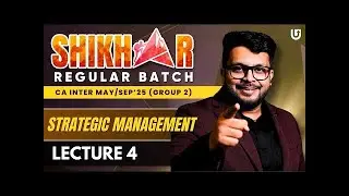 CA Inter SM Demo Lecture 4 For May / Sep 25 Onwards | By CA Mohnish Vora | Ultimate CA |