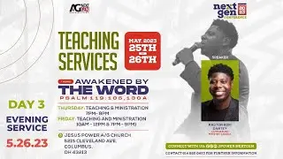 NextGen Conference Day 3 | Evening Service | Pastor Kofi Dartey | JPower NextGen | 05.26.2023