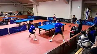 TENNIL&Auml; O/O'CONNOR M vs HATTUNEN S/PULLINEN L|Men's doubles round of 16f|Finnish champs 25-26.3.2023