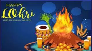Happy Lohri Wishes 2022 HD Video | Lohri Facebook Status | Lohri Whatsapp Video | Calendarbuzz