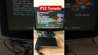 PS2 Tunado com HD dentro jogo de jogos #shorts #ps2 #playstation