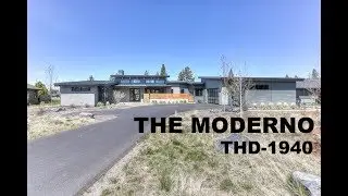 Tour of Contemporary Ranch House Plan | THD-1940