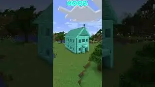 Minecraft Battle: DIAMOND CASTLE BUILD CHALLENGE / NOOB vs PRO / Animation #shorts  #animation #god