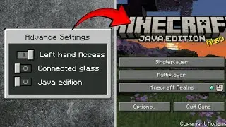 Minecraft pocket edition 3 Advance Settings. #minecraft