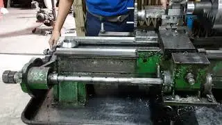 Tapered Threading Process of Tubing Pipe (Size 2.3/8