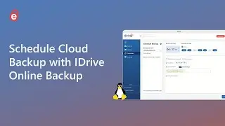 How to Schedule Cloud Backup to Automate Your Data Protection | IDrive Online Backup