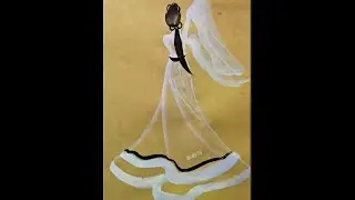 Fairy spirit fluttering# traditional Chinese painting# original works# ancient rhyme of national st