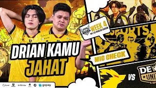 DRIAN TERNYATA KAMU... - MIC CHECK ONIC VS DEWA UNITED MPL-ID SEASON 13 WEEK 4