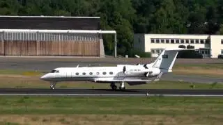 NEW Saudi Medevac Gulfstream IV HZ-MS4A government flight landing at Berlin Tegel airport