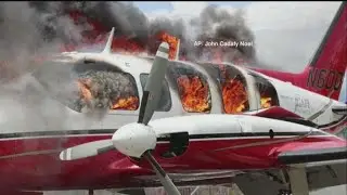 Agape plane burned during protests in Haiti