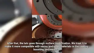 Talc powder production line for automotive coatings