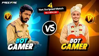 Bot vs Bot Custom Challenge😂| কে হবে No-1 বটলা?| Free Fire Funny Video | Bot Gamer Abir Is Back| 