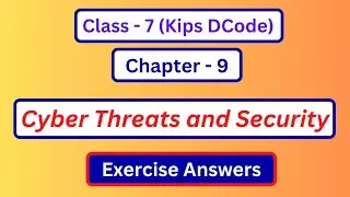 Computer Class 7 Chapter 9 Question Answer | Kips decode | Class 7 Computer Lesson 9 Exercise Answer