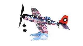 Rubber Band Aeroplane Low Wing